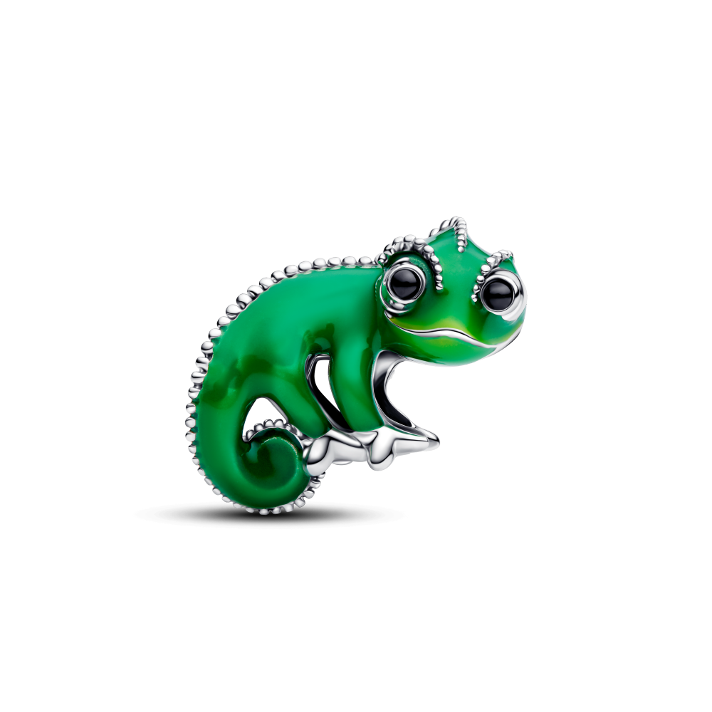 Sølvcharm Disney Pascal Charm som skifter Farge