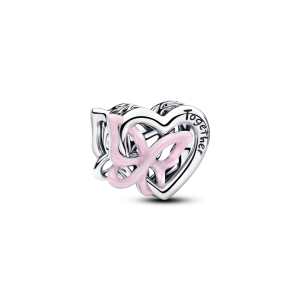Disney Stitch Rose Muranoglass sølv Charm