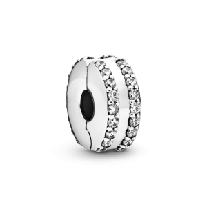 Pandora Double Lined Pavé klemmecharm