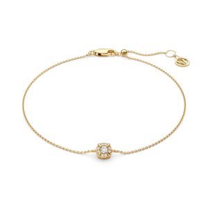 Sif Jakobs Jewellery Bracelet Rome - 14k yellow gold or white gold 0.09 ct TW G-H VS lab-grown diamonds