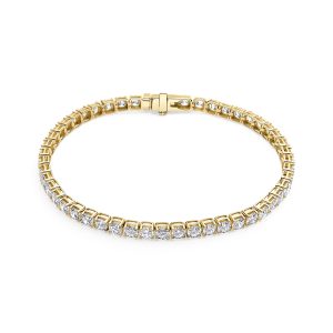 Sif Jakobs Jewellery Bracelet Diamante Tennis - 14k yellow gold or white gold 5.64-6.72 ct TW G-H VS lab-grown diamonds