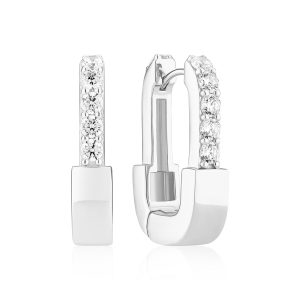 Sif Jakobs Jewellery Earrings Maratea with white zirconia