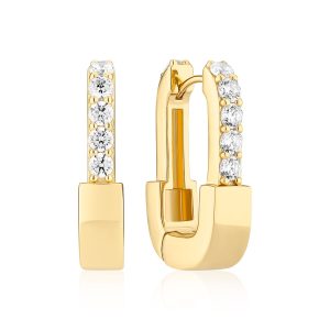Sif Jakobs Jewellery Earrings Maratea with white zirconia