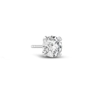 Sif Jakobs Jewellery Solitaire earring Venice Single - 14k yellow gold or white gold 0.11-0.50 ct TW G-H VS lab-grown di