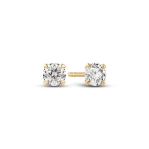 Sif Jakobs Jewellery Earrings Venice Solitaire - 14k yellow gold or white gold 0.22-3.00 ct TW G-H VS lab-grown diamonds