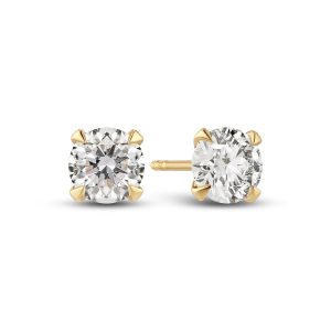 Sif Jakobs Jewellery Earrings Venice Solitaire - 14k yellow gold or white gold 0.22-3.00 ct TW G-H VS lab-grown diamonds