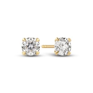 Sif Jakobs Jewellery Earrings Venice Solitaire - 14k yellow gold or white gold 0.22-3.00 ct TW G-H VS lab-grown diamonds