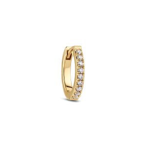 Sif Jakobs Jewellery Earring Alba Single - 14k yellow gold or white gold 0.09-0.23 ct TW G-H VS lab-grown diamonds