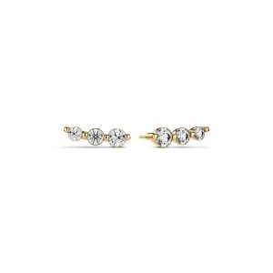 Sif Jakobs Jewellery Earrings Tiara - 14k yellow gold or white gold 0.48 ct TW G-H VS lab-grown diamonds
