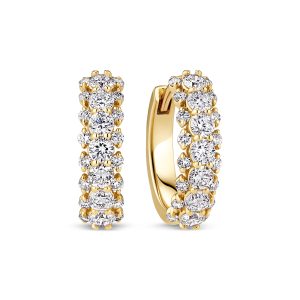 Sif Jakobs Jewellery Earrings fior - 14k yellow gold or white gold 0.88-2.43 ct TW G-H VS lab-grown diamonds