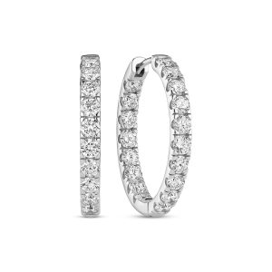 Sif Jakobs Jewellery Earrings Alba Eternity - 14k yellow gold or white gold 2.16 ct TW G-H VS lab-grown diamonds
