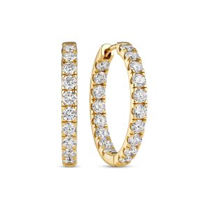 Sif Jakobs Jewellery Earrings Alba Eternity - 14k yellow gold or white gold 2.16 ct TW G-H VS lab-grown diamonds