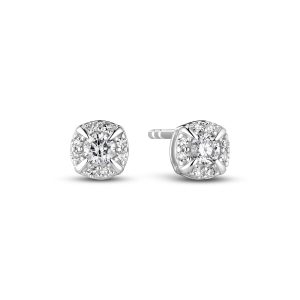 Sif Jakobs Jewellery Earrings Rome - 14k yellow gold gold with 0.17ct TW G-H VS lab-grown diamonds