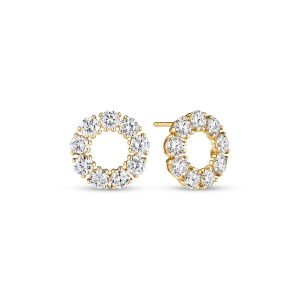Sif Jakobs Jewellery Earrings Bellina - 14k yellow gold or white gold, 1.80-2.60 ct TW G-H VS lab-grown diamonds