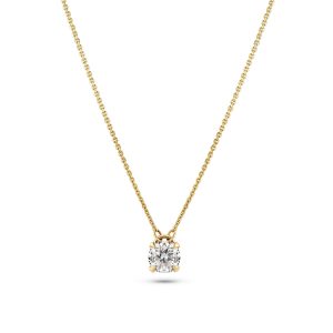 Sif Jakobs Jewellery Necklace Venice - 14k yellow gold or white gold 0.50-2.00 ct TW G-H VS lab-grown diamond