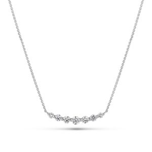 Sif Jakobs Jewellery Necklace Tiara - 14k yellow gold or white gold 0.37-0.46 ct TW G-H VS lab-grown diamonds