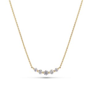 Sif Jakobs Jewellery Necklace Tiara - 14k yellow gold or white gold 0.37-0.46 ct TW G-H VS lab-grown diamonds