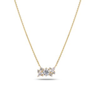 Sif Jakobs Jewellery Necklace Lovere - 14k yellow gold or white gold 0.58 ct TW G-H VS lab-grown diamonds