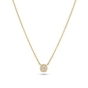 Sif Jakobs Jewellery Necklace Rome - 14k yellow gold or white gold 0,09 ct TW G-H VSab-grown diamonds