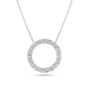 Sif Jakobs Jewellery Necklace Bellina - 14k yellow gold or white gold, 1.90 ct TW G-H VS lab-grown diamonds