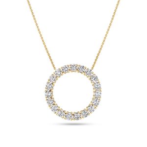 Sif Jakobs Jewellery Necklace Bellina - 14k yellow gold or white gold, 1.90 ct TW G-H VS lab-grown diamonds
