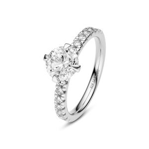 Sif Jakobs Jewellery Ring Venice Solitaire - 14k yellow gold or white gold 0.50-3.00 ct TW G-H VS lab-grown diamonds