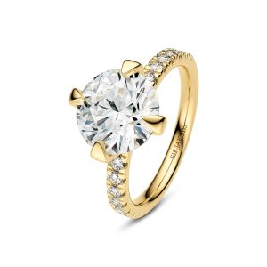 Sif Jakobs Jewellery Ring Venice Solitaire - 14k yellow gold or white gold 0.50-3.00 ct TW G-H VS lab-grown diamonds