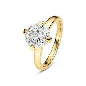 Sif Jakobs Jewellery Ring Venice Solitaire - 14k yellow gold or white gold 0.50-3.00 ct TW G-H VS lab-grown diamonds
