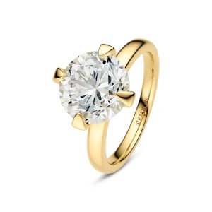 Sif Jakobs Jewellery Ring Venice Solitaire - 14k yellow gold or white gold 0.50-3.00 ct TW G-H VS lab-grown diamonds