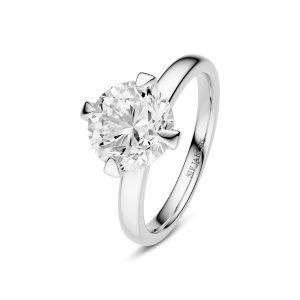 Sif Jakobs Jewellery Ring Venice Solitaire - 14k yellow gold or white gold 0.50-3.00 ct TW G-H VS lab-grown diamonds