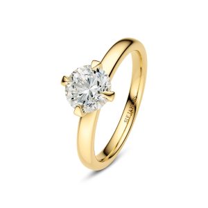 Sif Jakobs Jewellery Ring Venice Solitaire - 14k yellow gold or white gold 0.50-3.00 ct TW G-H VS lab-grown diamonds