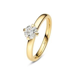 Sif Jakobs Jewellery Ring Venice Solitaire - 14k yellow gold or white gold 0.50-3.00 ct TW G-H VS lab-grown diamonds