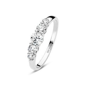 Sif Jakobs Jewellery Ring Tiara - 14k yellow gold or white gold 0.79 ct TW G-H VS lab-grown diamonds