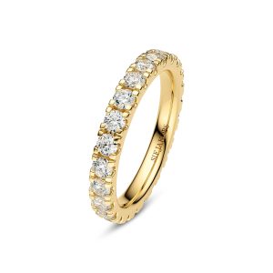 Sif Jakobs Jewellery Ring Alba Eternity - 14k yellow gold or white gold 1.32-1.56 ct TW G-H VS lab-grown diamonds
