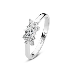 Sif Jakobs Jewellery Ring Lovere - 14k yellow gold or white gold 0.58 ct TW G-H VS lab-grown diamonds